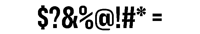 Enfilade1x Bold Font OTHER CHARS