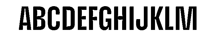 Enfilade1x Bold Font UPPERCASE