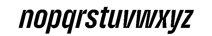 Enfilade1x BoldOblique Font LOWERCASE