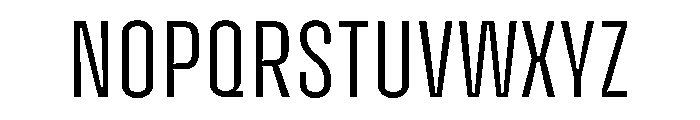Enfilade1x Hairline Font UPPERCASE