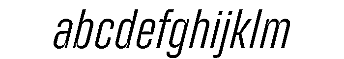 Enfilade1x HairlineOblique FONT