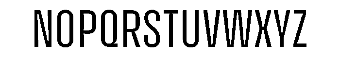 Enfilade1x Light Font UPPERCASE