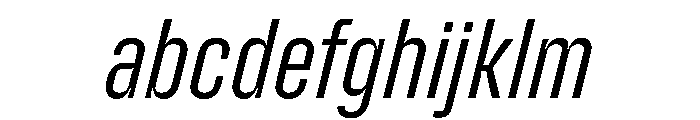 Enfilade1x LightOblique FONT