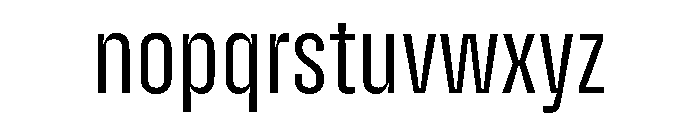 Enfilade1x Light Font LOWERCASE