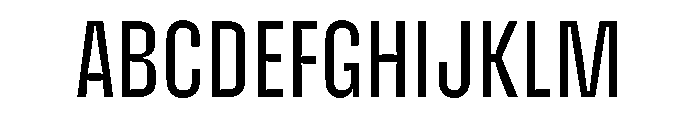 Enfilade1x Regular Font UPPERCASE
