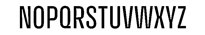 Enfilade1x Regular Font UPPERCASE