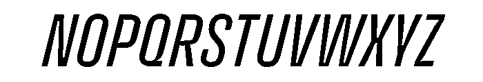 Enfilade1x RegularOblique Font UPPERCASE