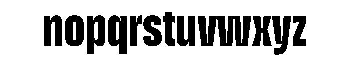 Enfilade2x Black Font LOWERCASE