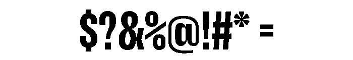 Enfilade2x Bold Font OTHER CHARS