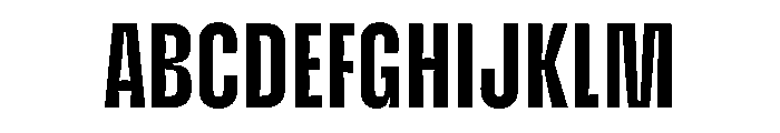 Enfilade2x Bold Font UPPERCASE