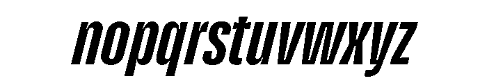 Enfilade2x BoldOblique Font LOWERCASE