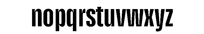 Enfilade2x Bold Font LOWERCASE