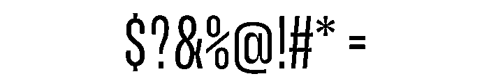 Enfilade2x Hairline Font OTHER CHARS