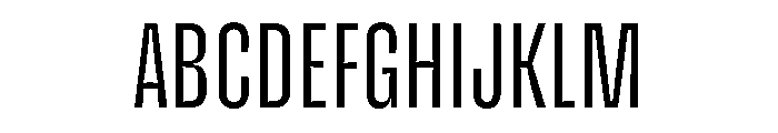 Enfilade2x Hairline Font UPPERCASE