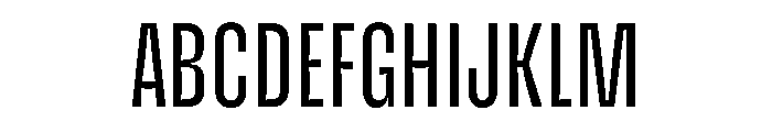 Enfilade2x Light Font UPPERCASE