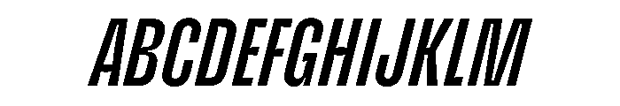 Enfilade2x MediumOblique Font UPPERCASE