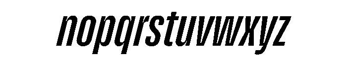 Enfilade2x MediumOblique Font LOWERCASE