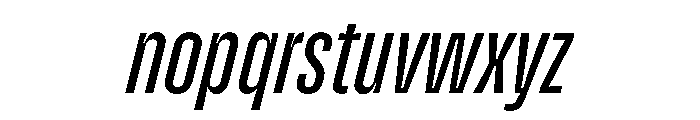 Enfilade2x RegularOblique Font LOWERCASE