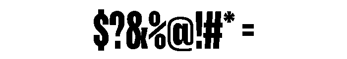 Enfilade4x Black Font OTHER CHARS