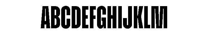 Enfilade4x Black Font UPPERCASE