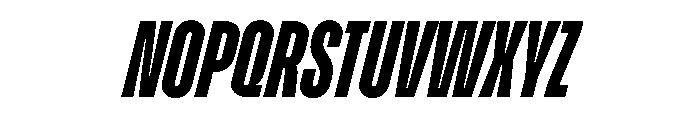 Enfilade4x BlackOblique Font UPPERCASE