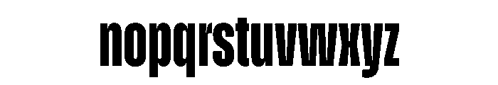 Enfilade4x Black Font LOWERCASE
