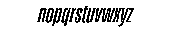 Enfilade4x BoldOblique Font LOWERCASE