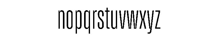 Enfilade4x Hairline Font LOWERCASE