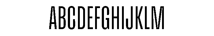 Enfilade4x Light Font UPPERCASE