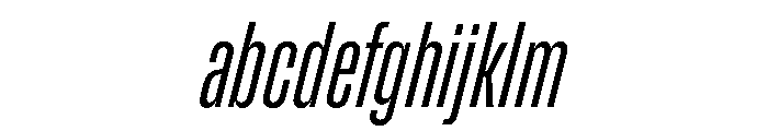 Enfilade4x LightOblique FONT