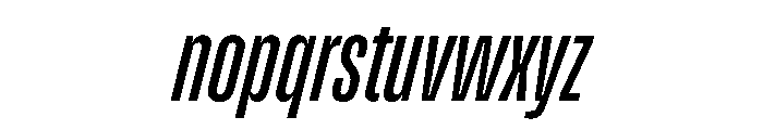 Enfilade4x MediumOblique Font LOWERCASE