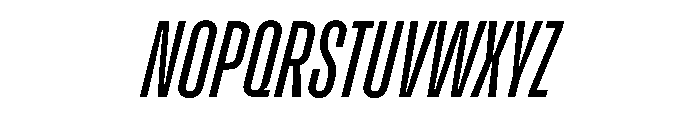 Enfilade4x RegularOblique Font UPPERCASE