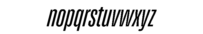 Enfilade4x RegularOblique Font LOWERCASE