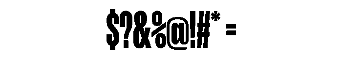 Enfilade8x Black Font OTHER CHARS