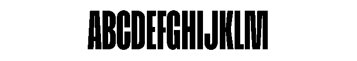 Enfilade8x Black Font UPPERCASE