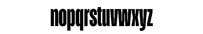 Enfilade8x Black Font LOWERCASE