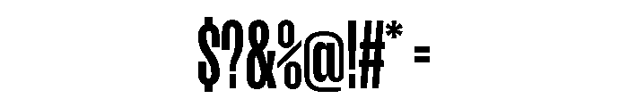 Enfilade8x Bold Font OTHER CHARS