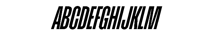 Enfilade8x BoldOblique Font UPPERCASE