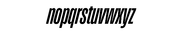 Enfilade8x BoldOblique Font LOWERCASE