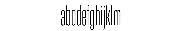 Enfilade8x Hairline FONT