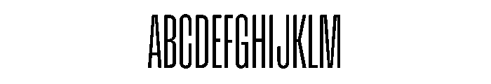 Enfilade8x Light Font UPPERCASE