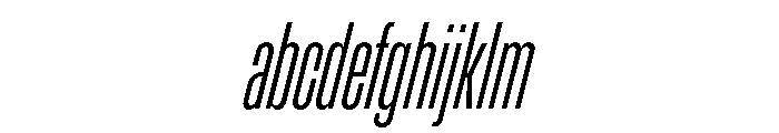 Enfilade8x LightOblique FONT