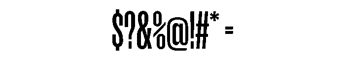 Enfilade8x Medium Font OTHER CHARS