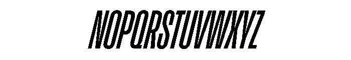 Enfilade8x MediumOblique Font UPPERCASE