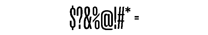 Enfilade8x Regular Font OTHER CHARS