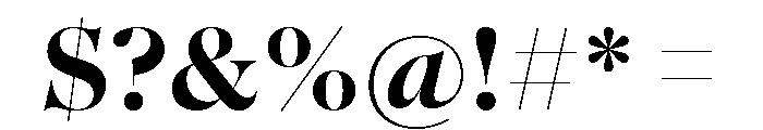 Englisch Bold Font OTHER CHARS