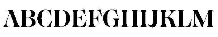 Englisch Bold Font UPPERCASE