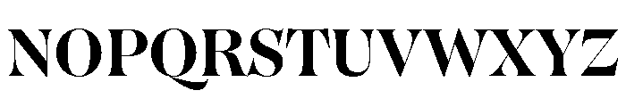 Englisch Bold Font UPPERCASE