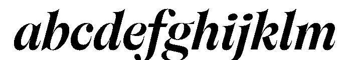 Englisch BoldItalic FONT
