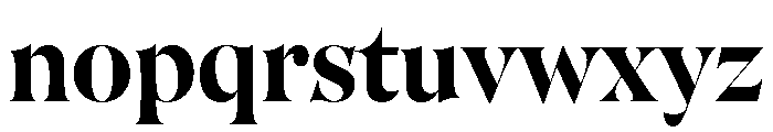 Englisch Bold Font LOWERCASE